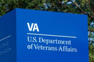 department of veterans affairs sign