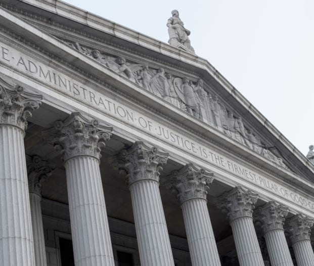 courthouse building closeup